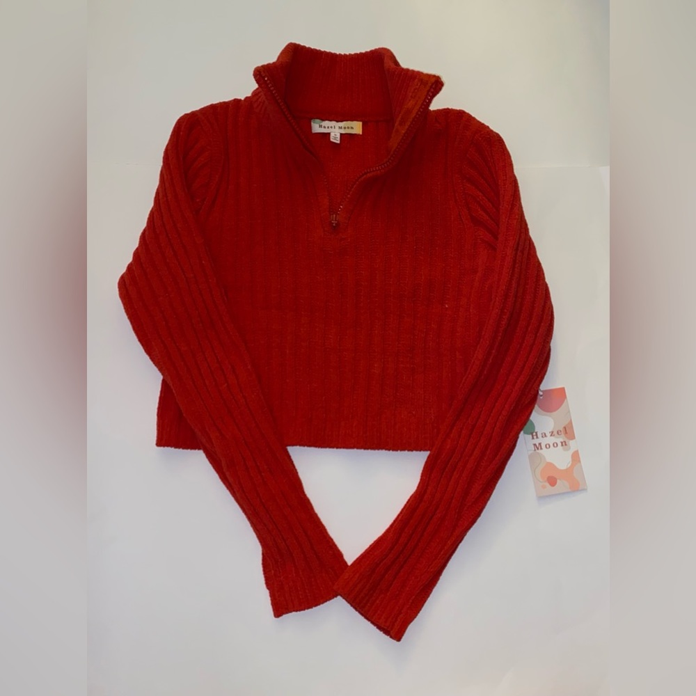 Red Quarter Zip